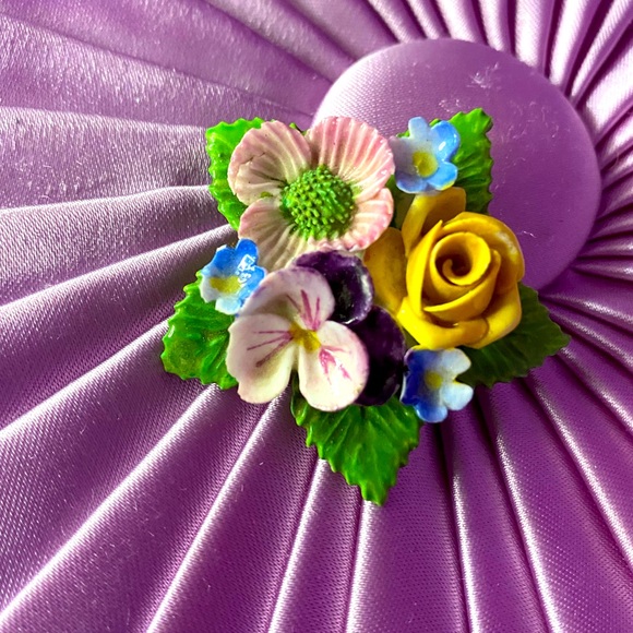 DENTON China brooch - Picture 3 of 5